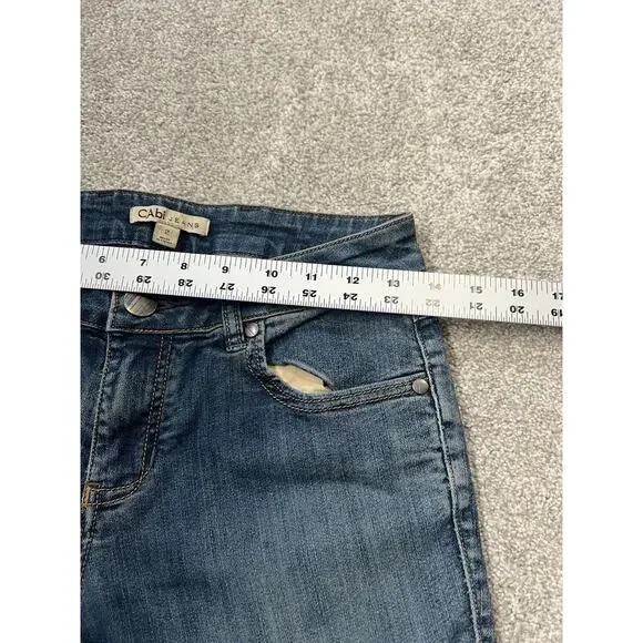 Cabi Jeans Womens Size 2 Blue Medium Wash Cottage Casual Bootcut - Picture 7 of 10